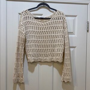 American Eagle Knit Cropped Sweater